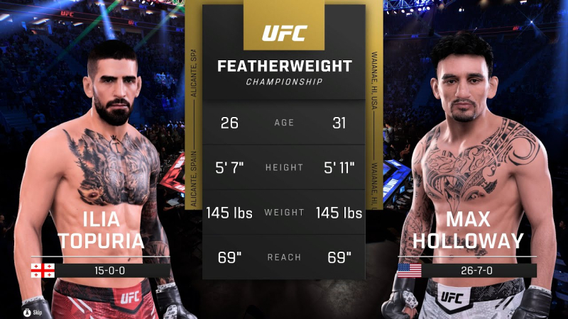 UFC 308 Илия Топурия &mdash; Макс Холлоуэй